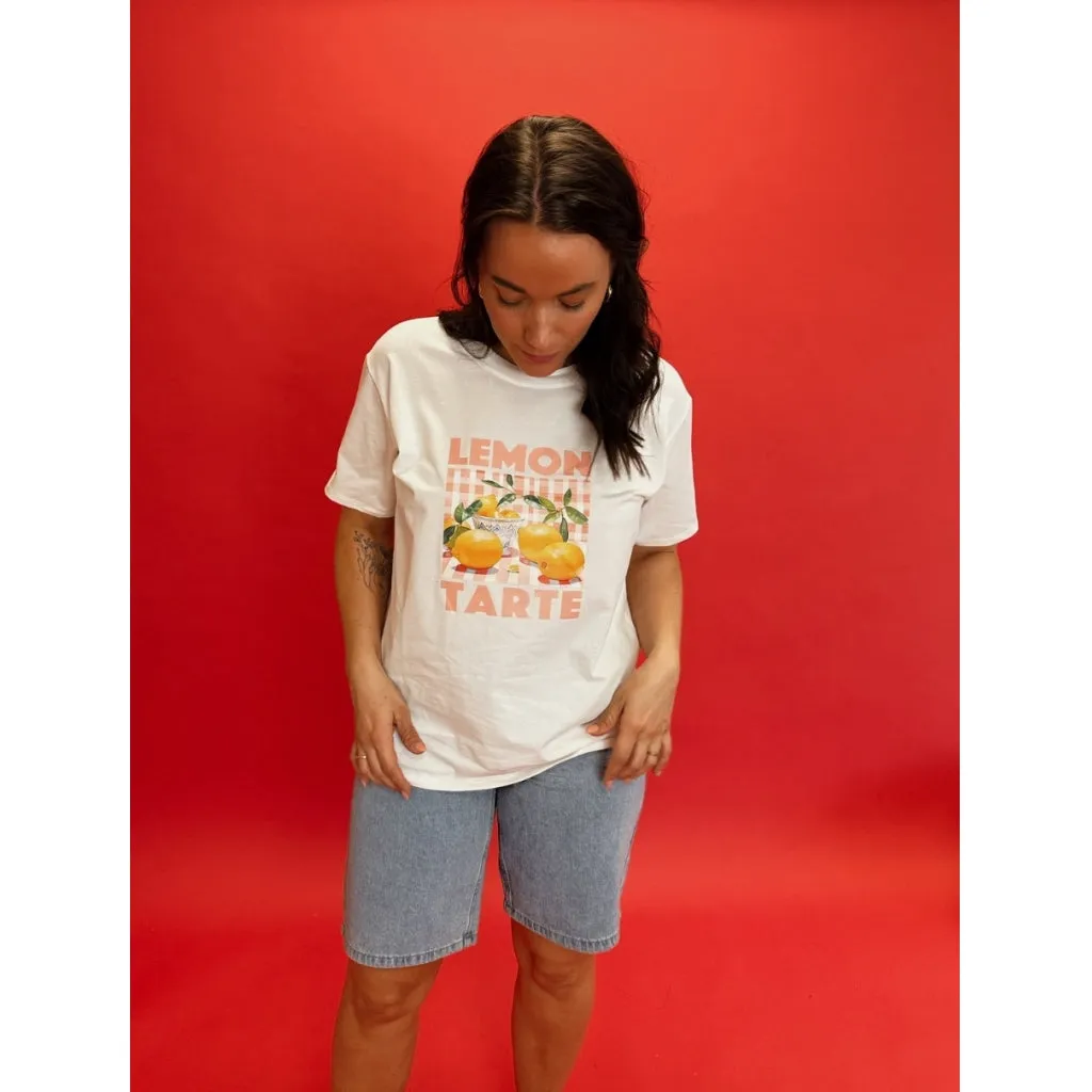 Lululia Dame T-Shirt LuNoor 0588 - Offwhite Lemon