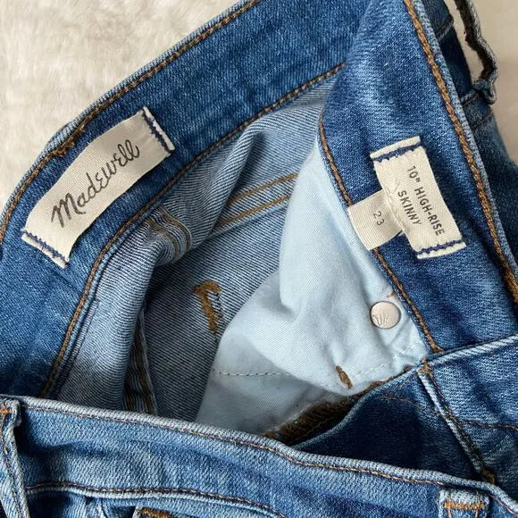 Madewell 10 Inch High-Rise Skinny Jeans Size 23