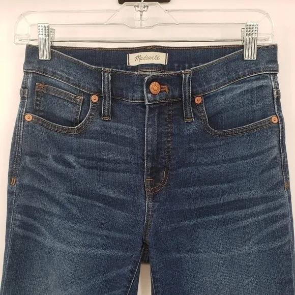 Madewell 9” High Rise Skinny Jeans Medium Blue Wash Denim Jeans