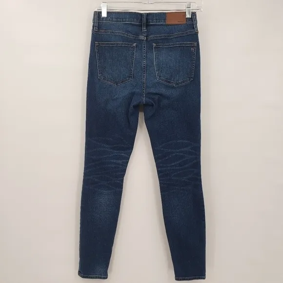 Madewell 9” High Rise Skinny Jeans Medium Blue Wash Denim Jeans