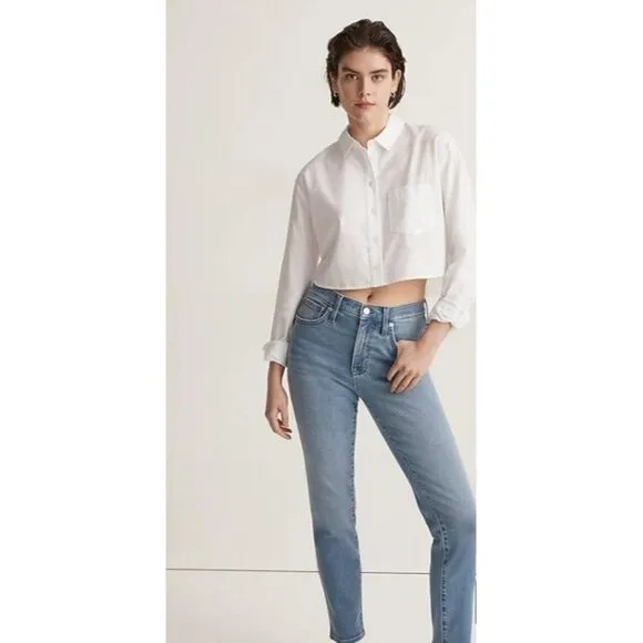 Madewell Mid Rise Jeans Stovepipe Size 27