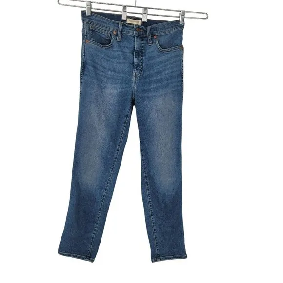 Madewell Mid Rise Jeans Stovepipe Size 27