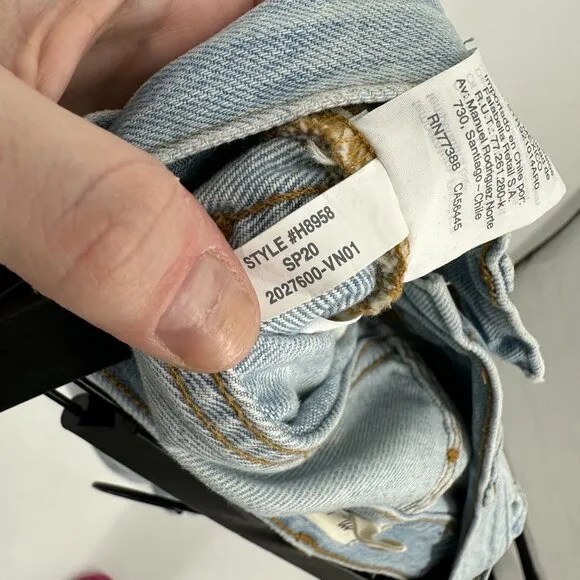 Madewell Perfect Vintage High Rise Tapered Jeans Fitzgerald Light Wash 23P