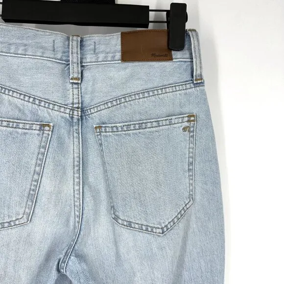 Madewell Perfect Vintage High Rise Tapered Jeans Fitzgerald Light Wash 23P