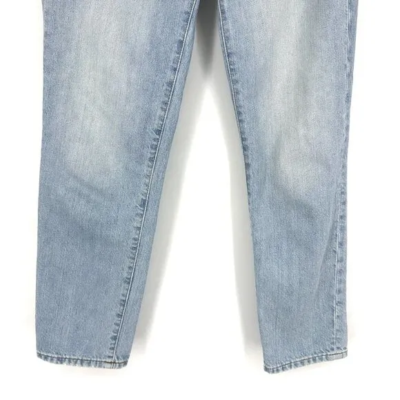 Madewell Perfect Vintage High Rise Tapered Jeans Fitzgerald Light Wash 23P
