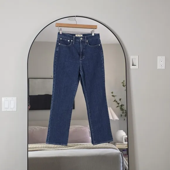 Madewell Slim Demi-Boot High Rise Jeans, Size 26
