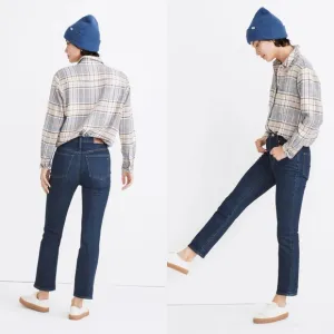 Madewell Slim Demi-Boot High Rise Jeans, Size 26