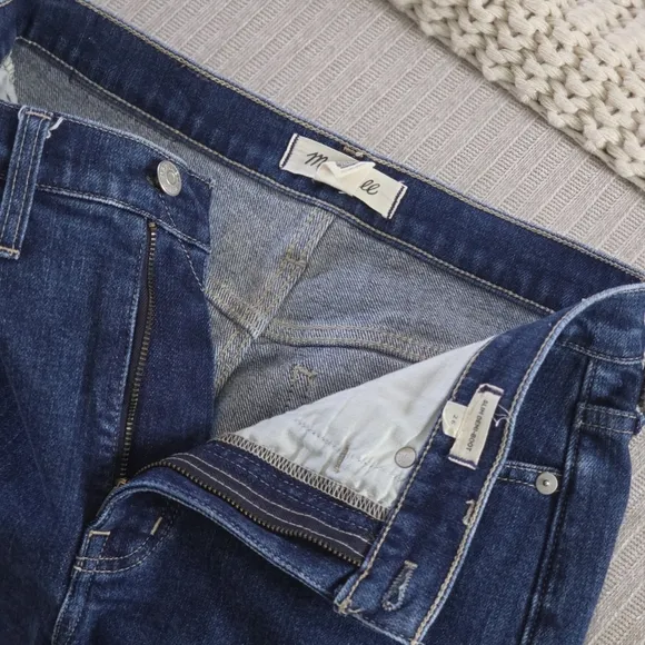 Madewell Slim Demi-Boot High Rise Jeans, Size 26