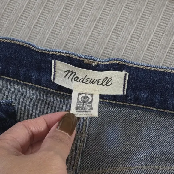Madewell Slim Demi-Boot High Rise Jeans, Size 26