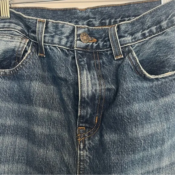 Madewell Super Wide Leg Jeans Halleran Wash Size 28