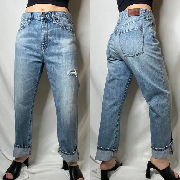 Madewell the oversized boy jean low slung dad jeans baggy straight leg 29