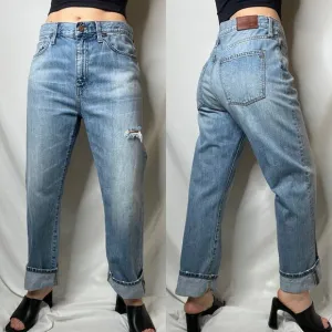 Madewell the oversized boy jean low slung dad jeans baggy straight leg 29