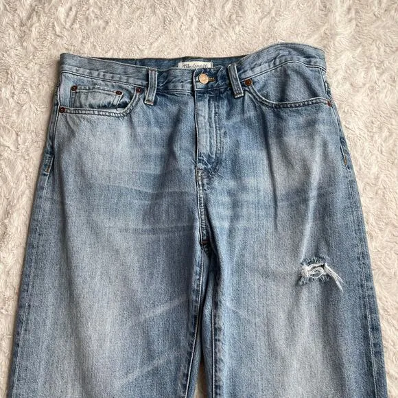 Madewell the oversized boy jean low slung dad jeans baggy straight leg 29
