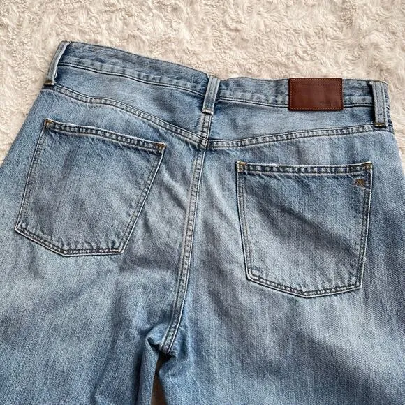 Madewell the oversized boy jean low slung dad jeans baggy straight leg 29
