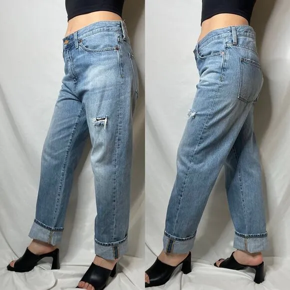 Madewell the oversized boy jean low slung dad jeans baggy straight leg 29