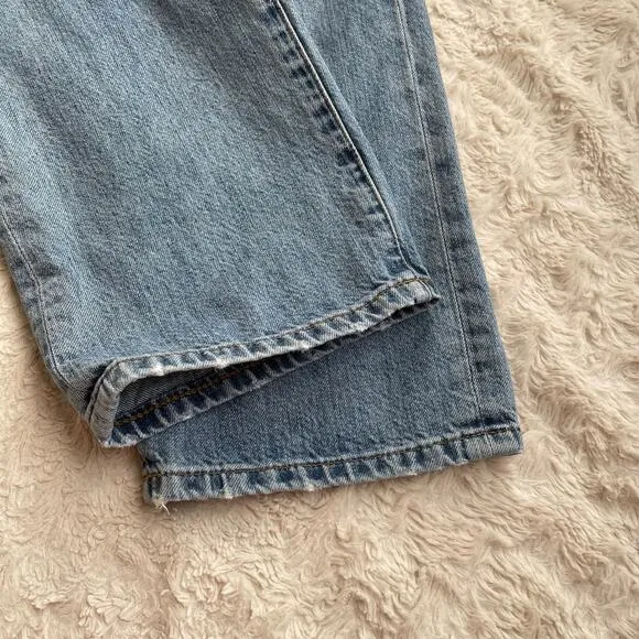 Madewell the oversized boy jean low slung dad jeans baggy straight leg 29