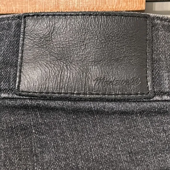 Madewell The Perfect Vintage Crop Jean in Sumner Wash Black High Rise Size 26