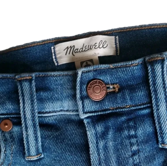 Madewell The Perfect Vintage Denim Jean Size 25 #MB687 High Rise Mom