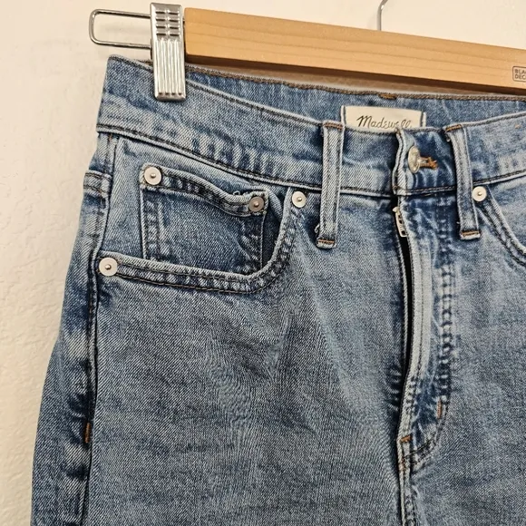 MADEWELL The Perfect Vintage Flare Jean in Kilmer Wash Blue Size 25