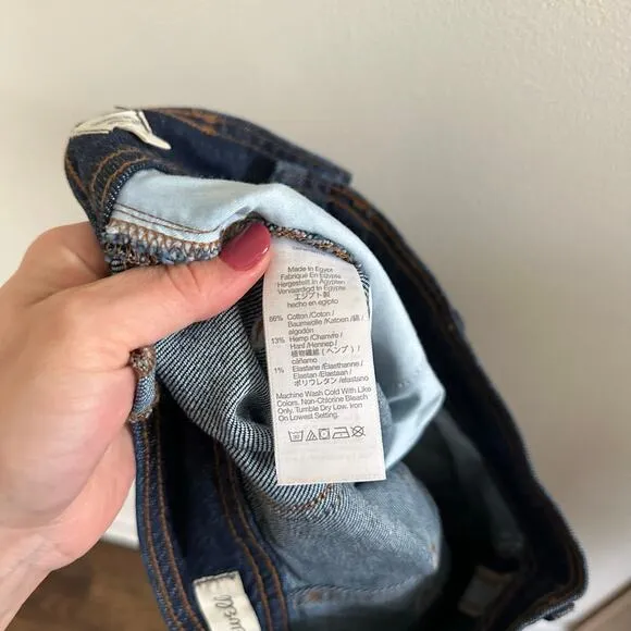 Madewell The Perfect Vintage Straight Jeans Bluein Stnahill Wash 28
