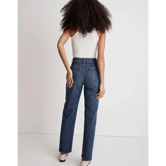 Madewell The Perfect Vintage Straight Jeans Bluein Stnahill Wash 28