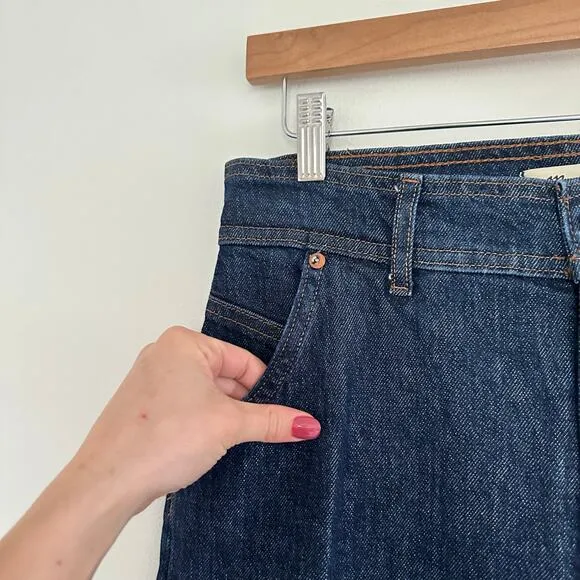 Madewell The Perfect Vintage Straight Jeans Bluein Stnahill Wash 28