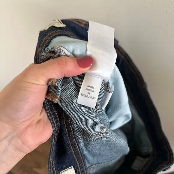 Madewell The Perfect Vintage Straight Jeans Bluein Stnahill Wash 28