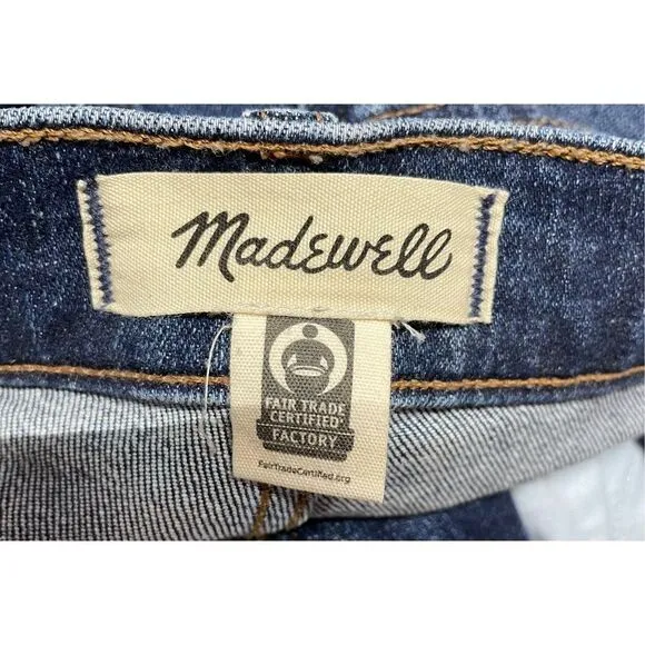 Madewell The Mid-Rise Perfect Vintage Jeans In Deming Wash Siz 30