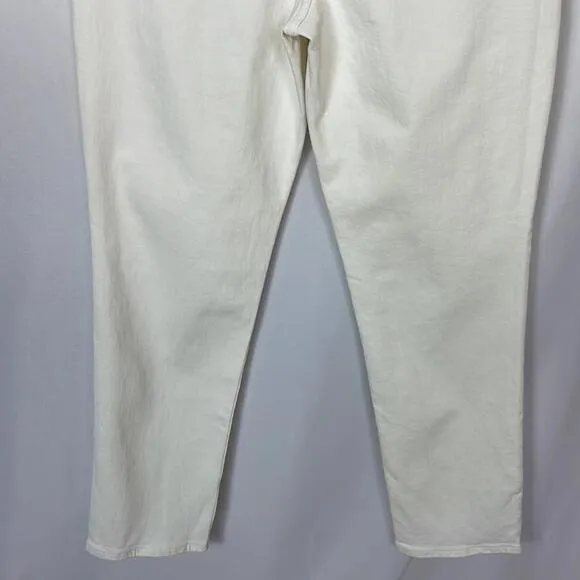 Madewell Womens‎ The Curvy Perfect Vintage Jeans Tile White Size 27 New