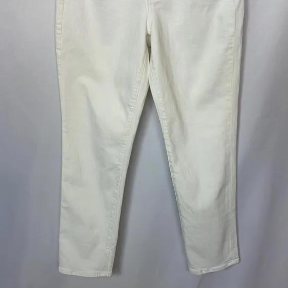Madewell Womens‎ The Curvy Perfect Vintage Jeans Tile White Size 27 New