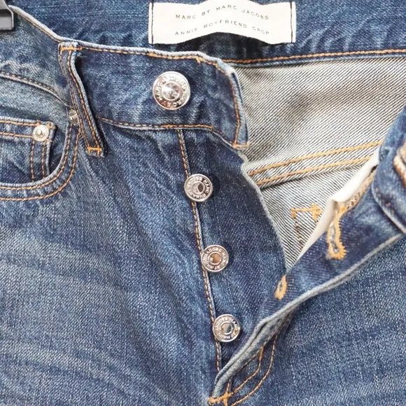 🆕Marc Jacobs Jeans Boyfriend Crop Vintage Blue