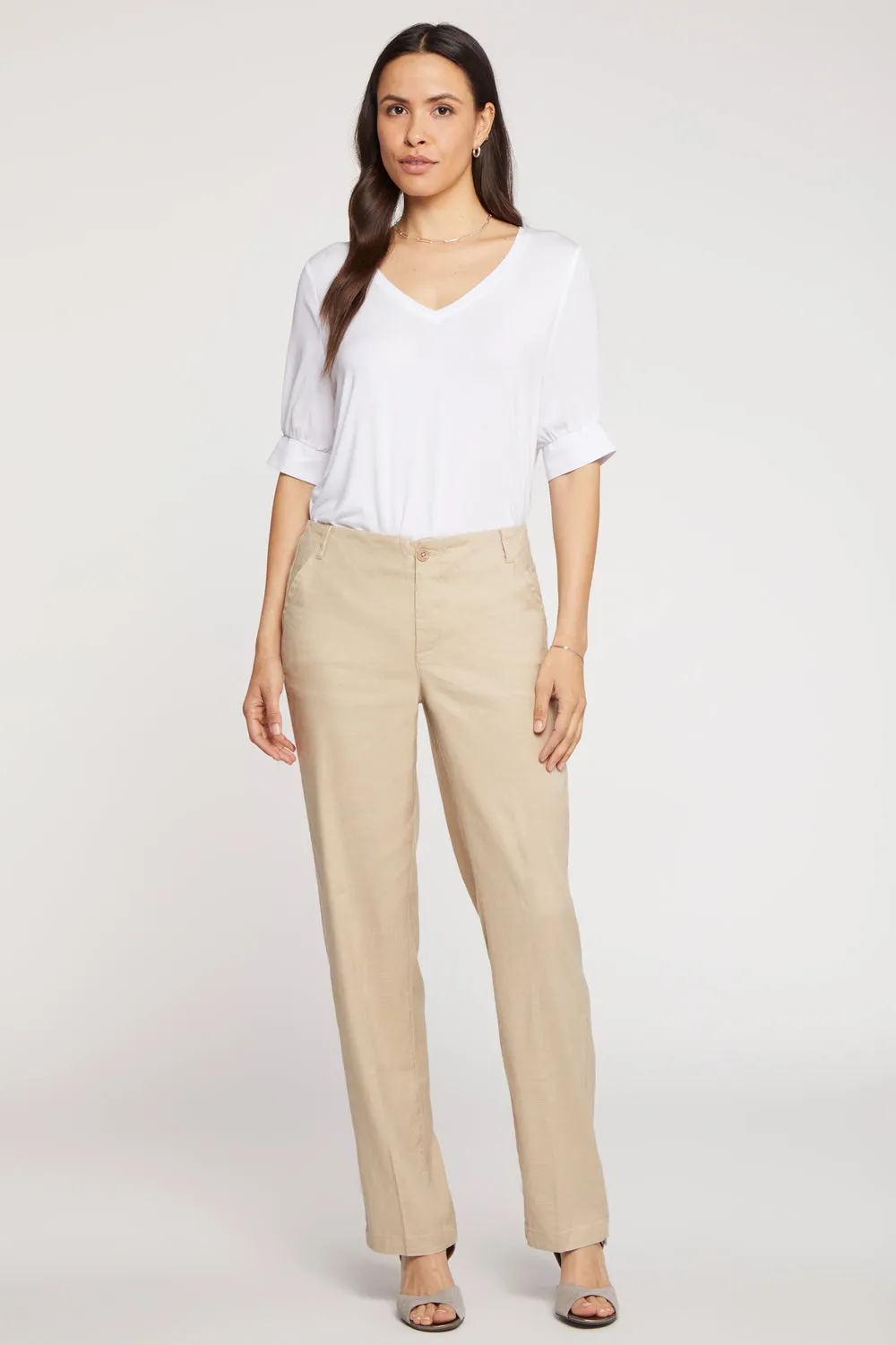 Marilyn Straight Pants - Feather