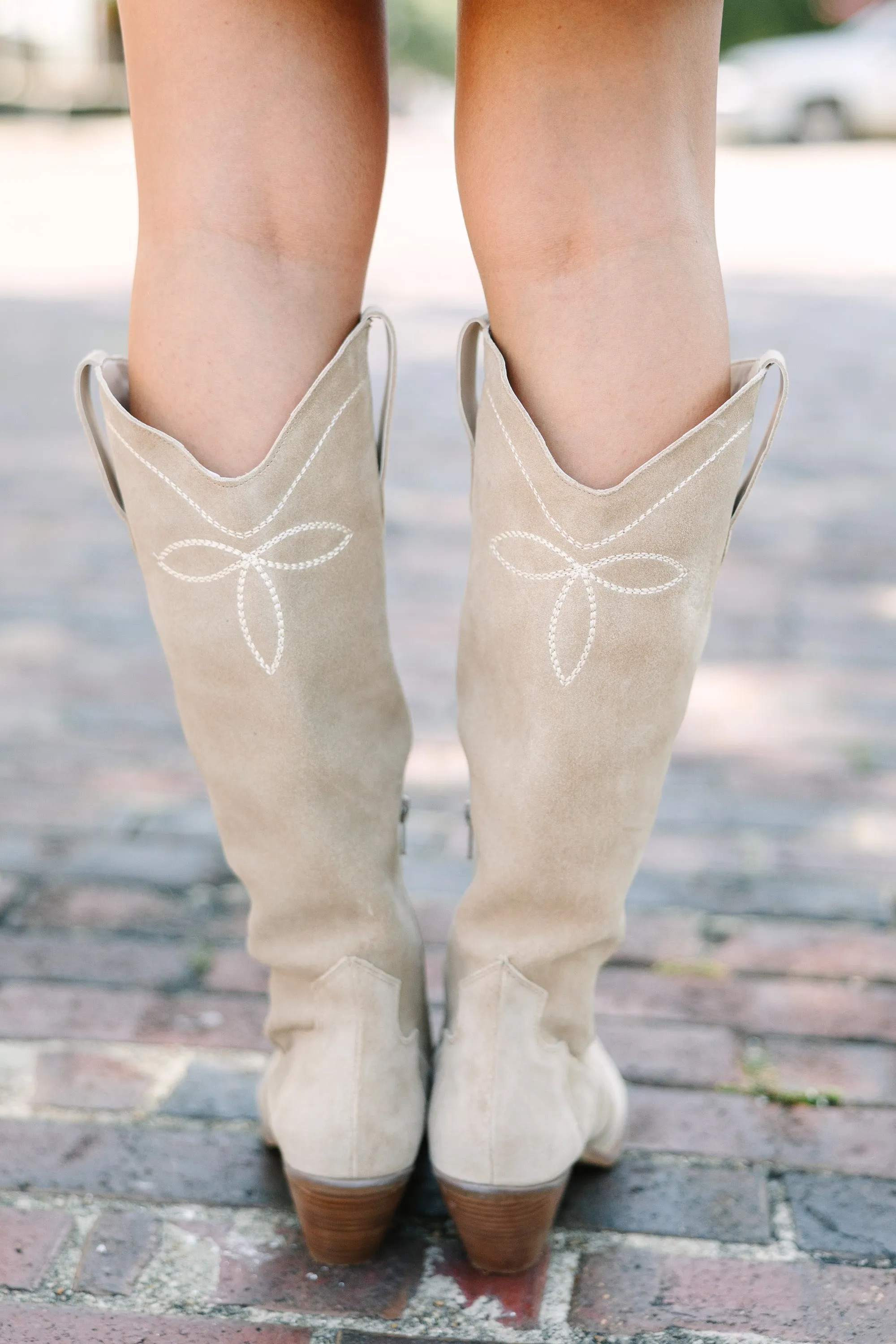 Matisse: Step Up Natural Brown Western Boots