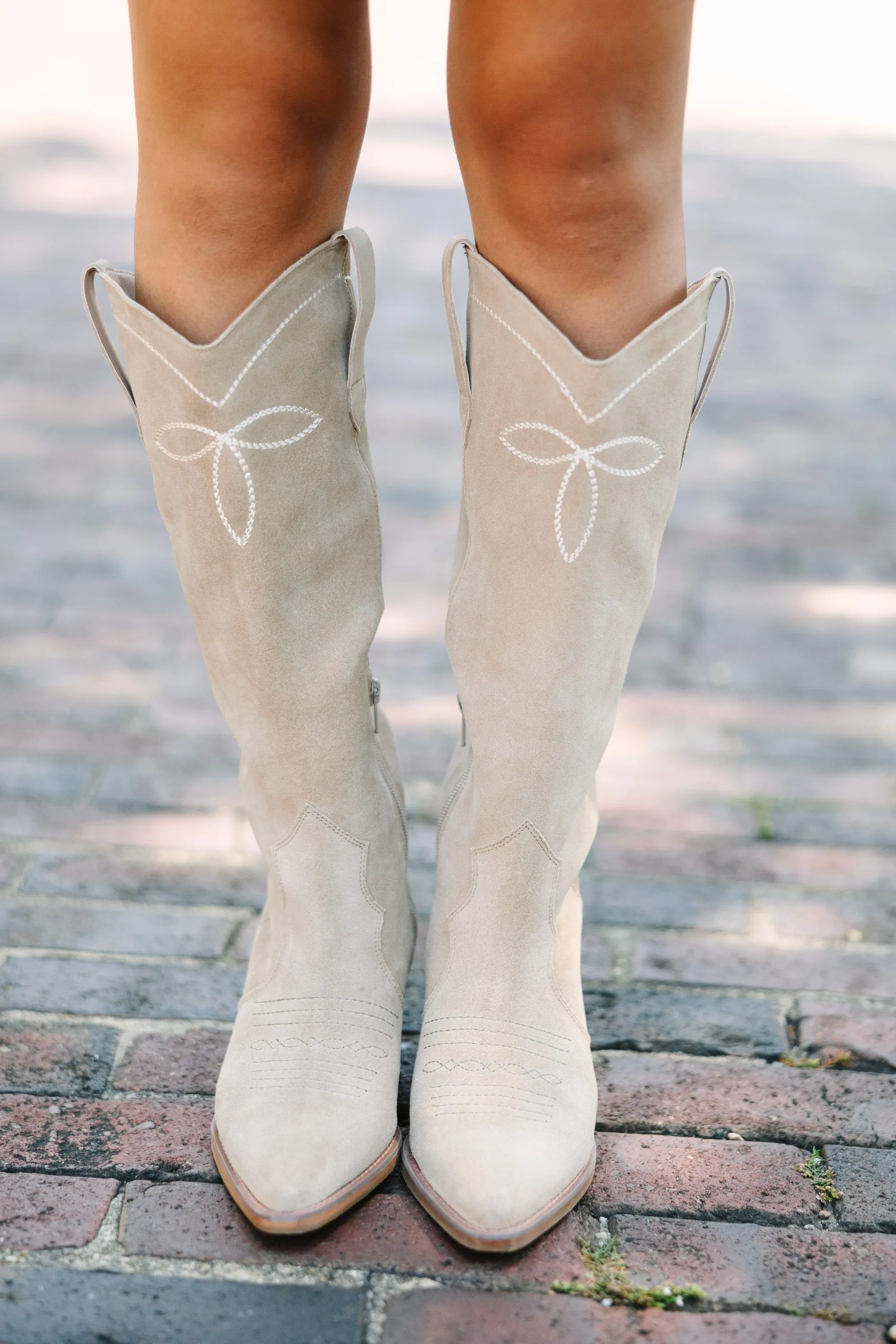 Matisse: Step Up Natural Brown Western Boots