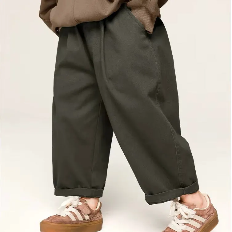 Mattia Everyday Oversize Wide Chino (Grey)