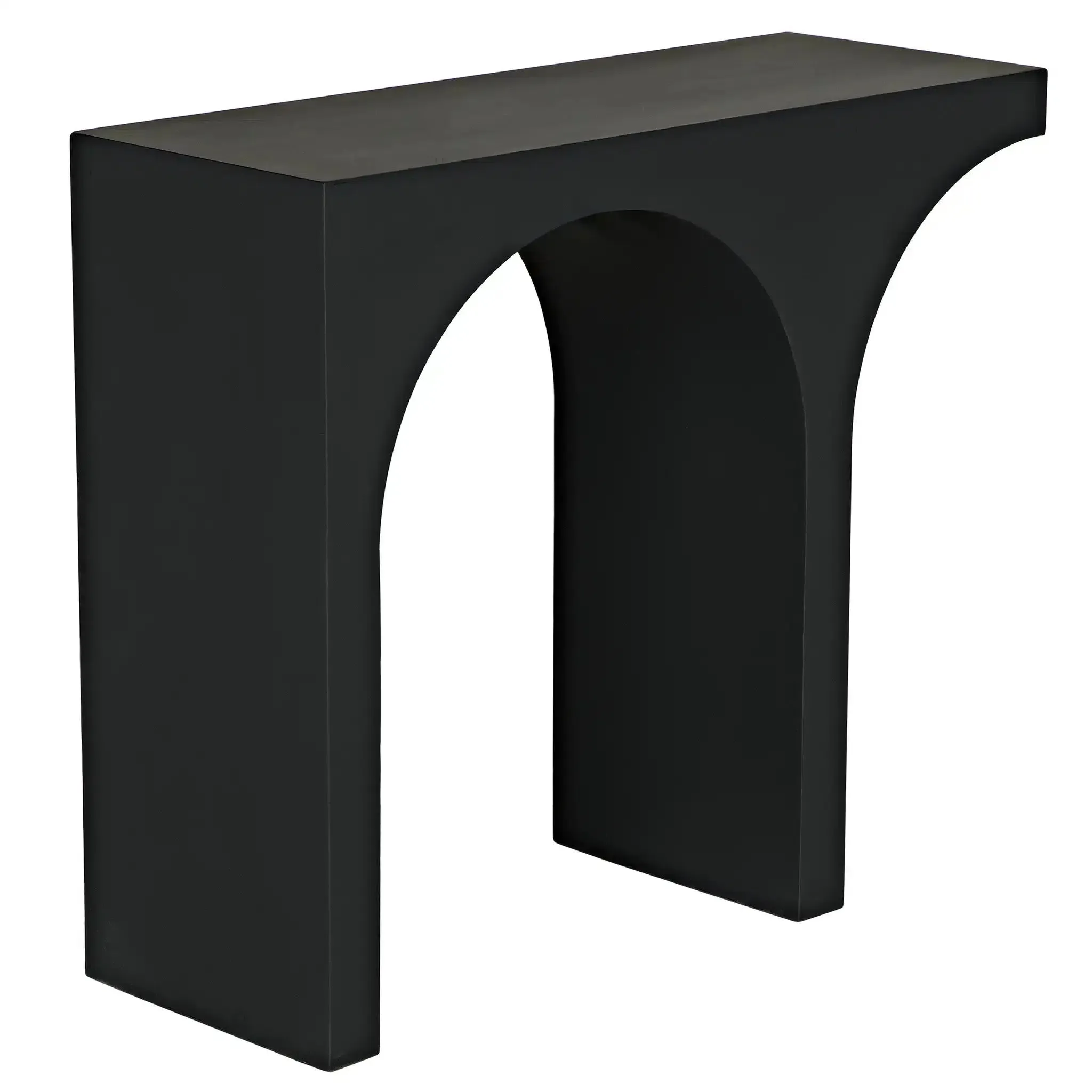 Maximus Console/Side Table, Black Steel