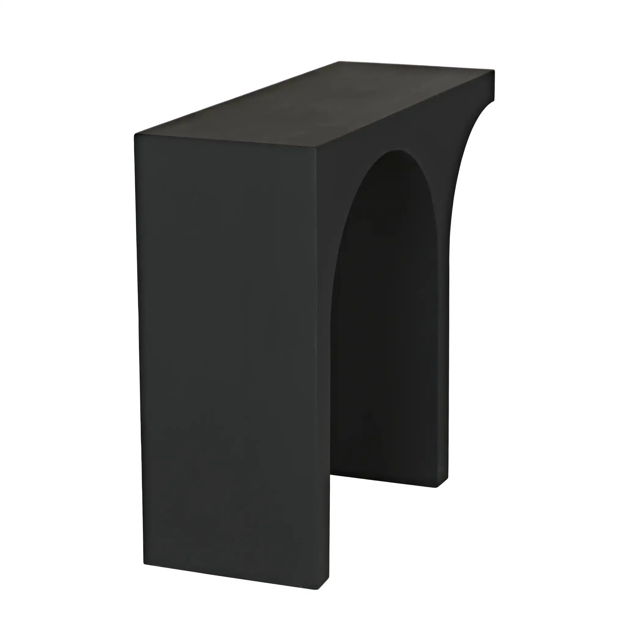 Maximus Console/Side Table, Black Steel