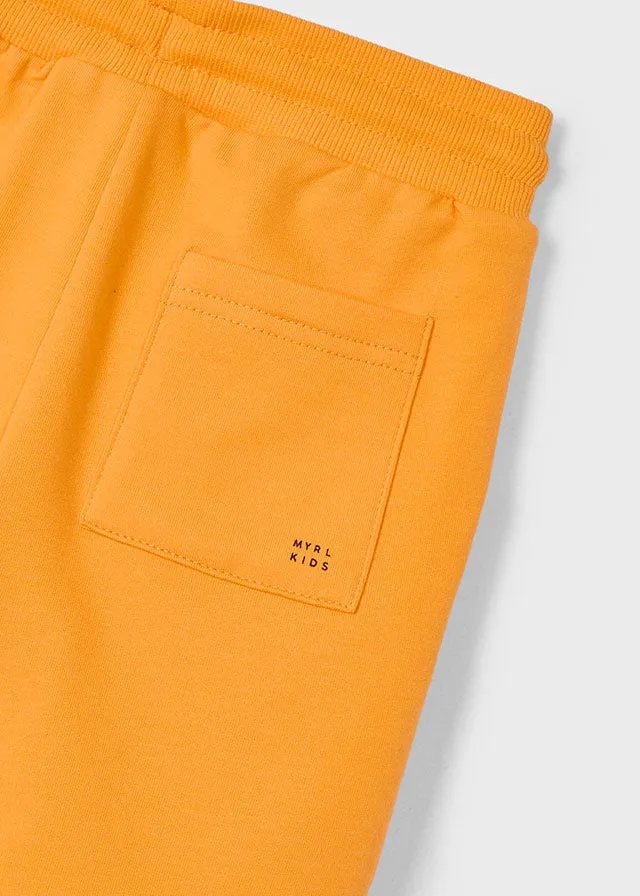 Mayoral Basic Fleece Shorts Orange