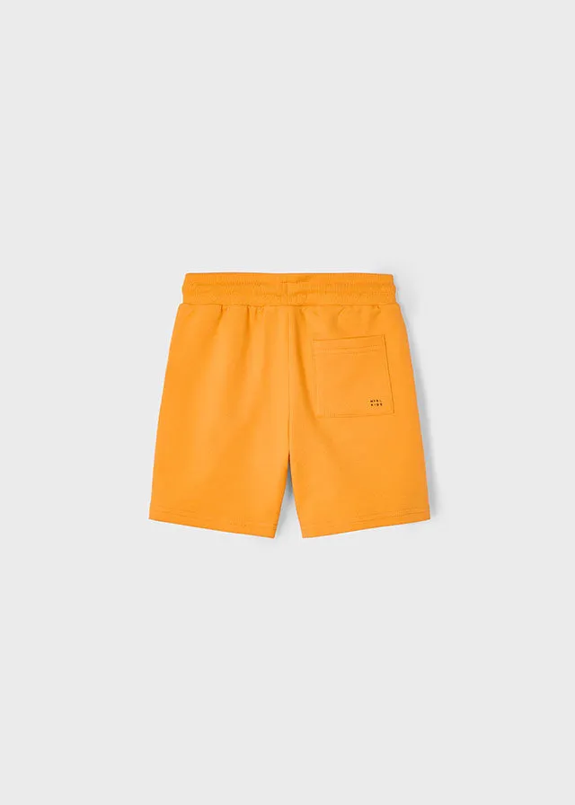 Mayoral Basic Fleece Shorts Orange