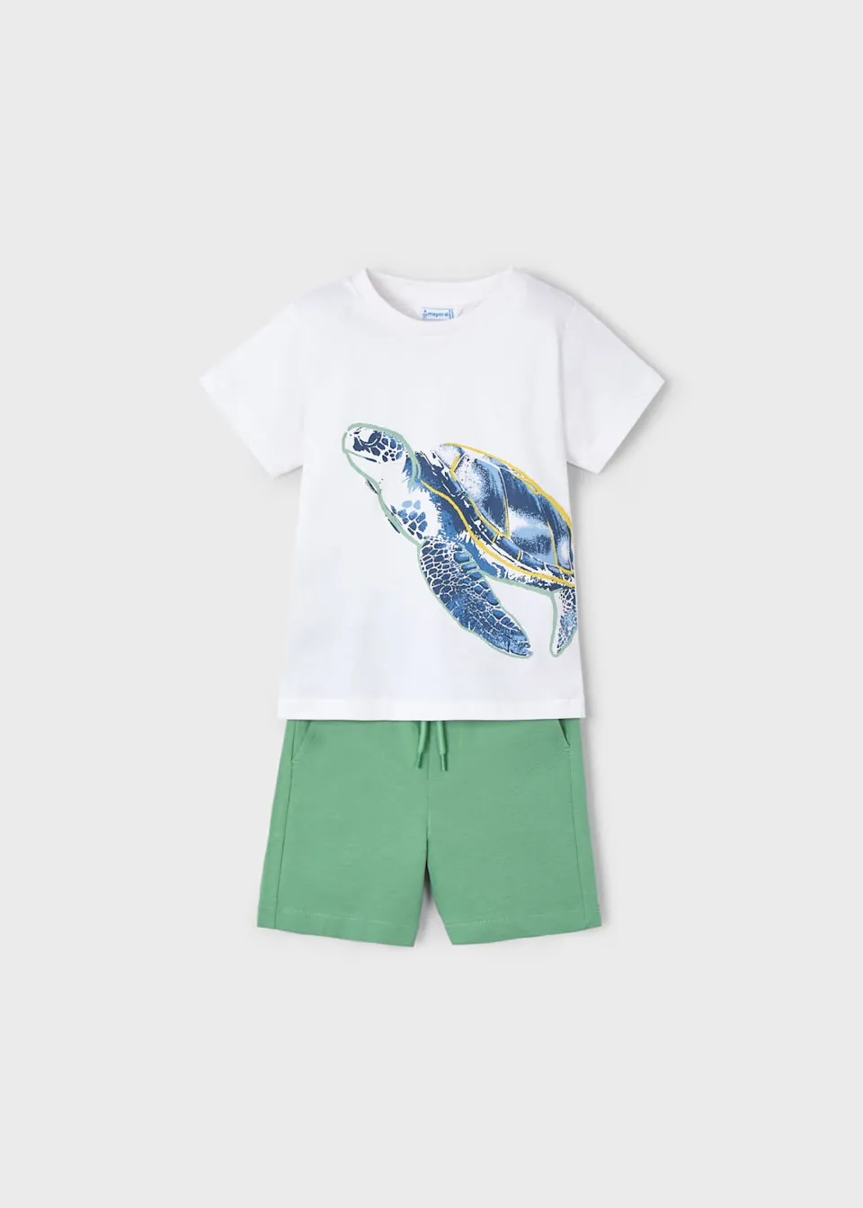Mayoral Boys Turtle Shorts Set 3609
