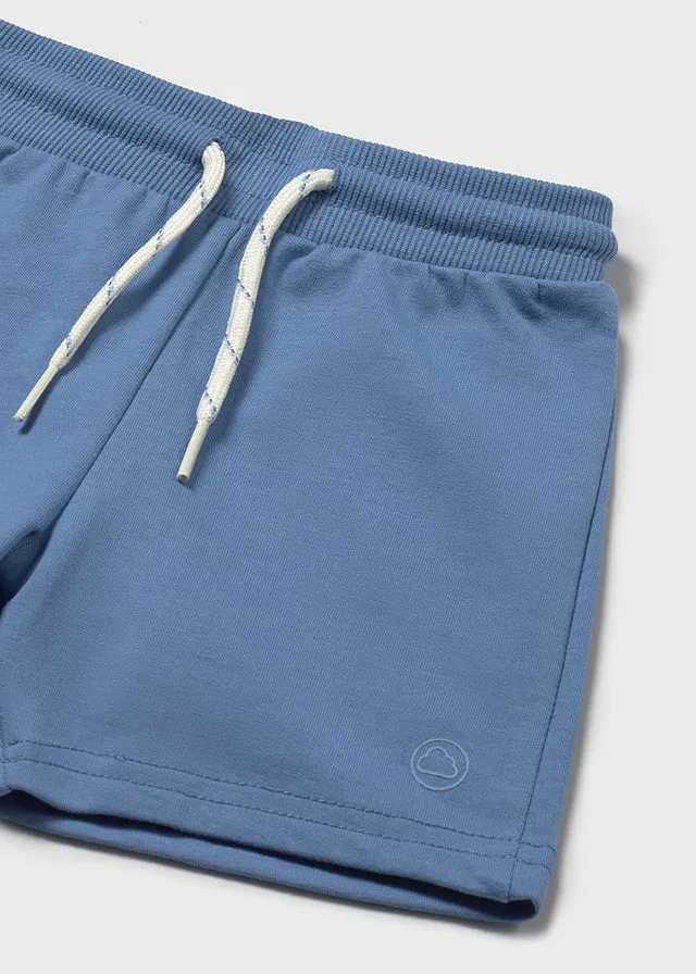Mayoral Fleece Shorts Capri Blue