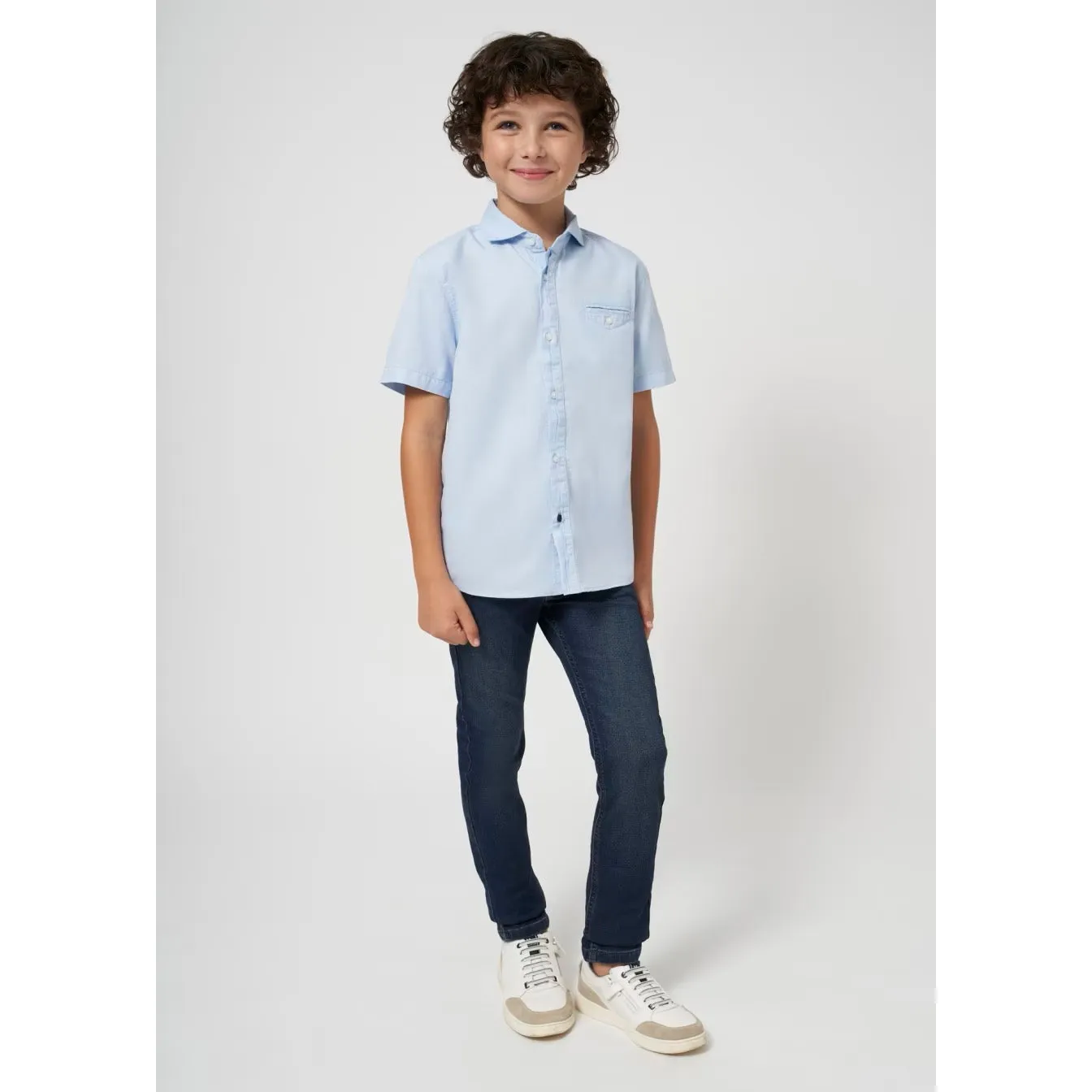 Mayoral Older Boys Soft Denim Jeans 6516 Dark Denim