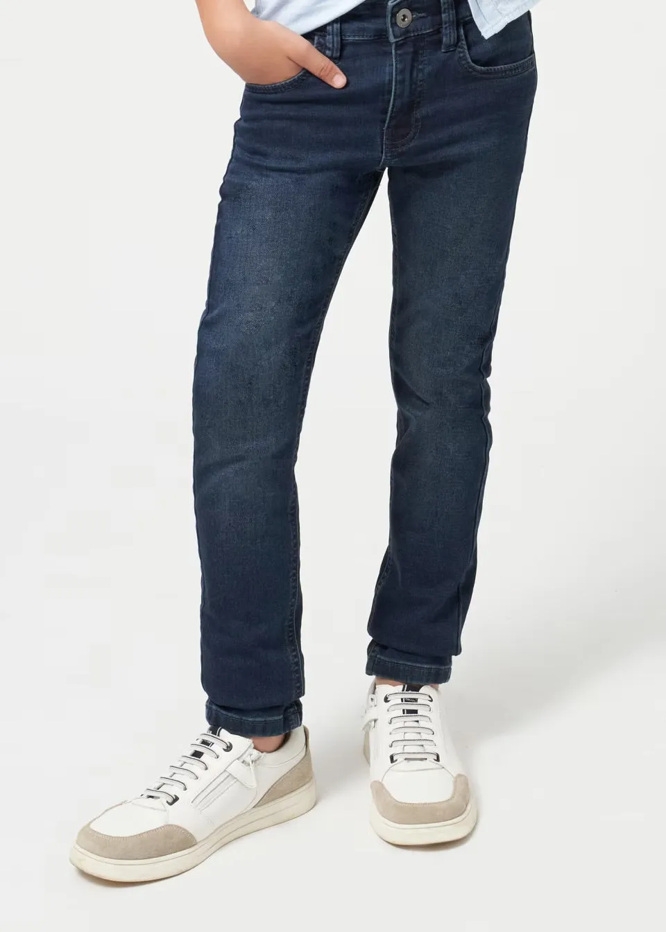 Mayoral Older Boys Soft Denim Jeans 6516 Dark Denim