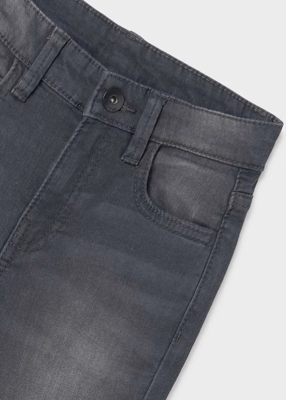 Mayoral Older Boys Soft Denim Jeans 7524 Grey