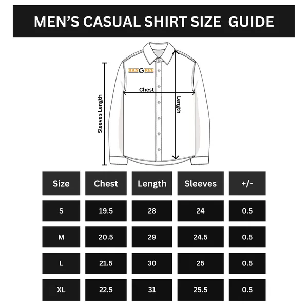 Men's All Over Cotton Half Sleeves Casual Shirt - Black