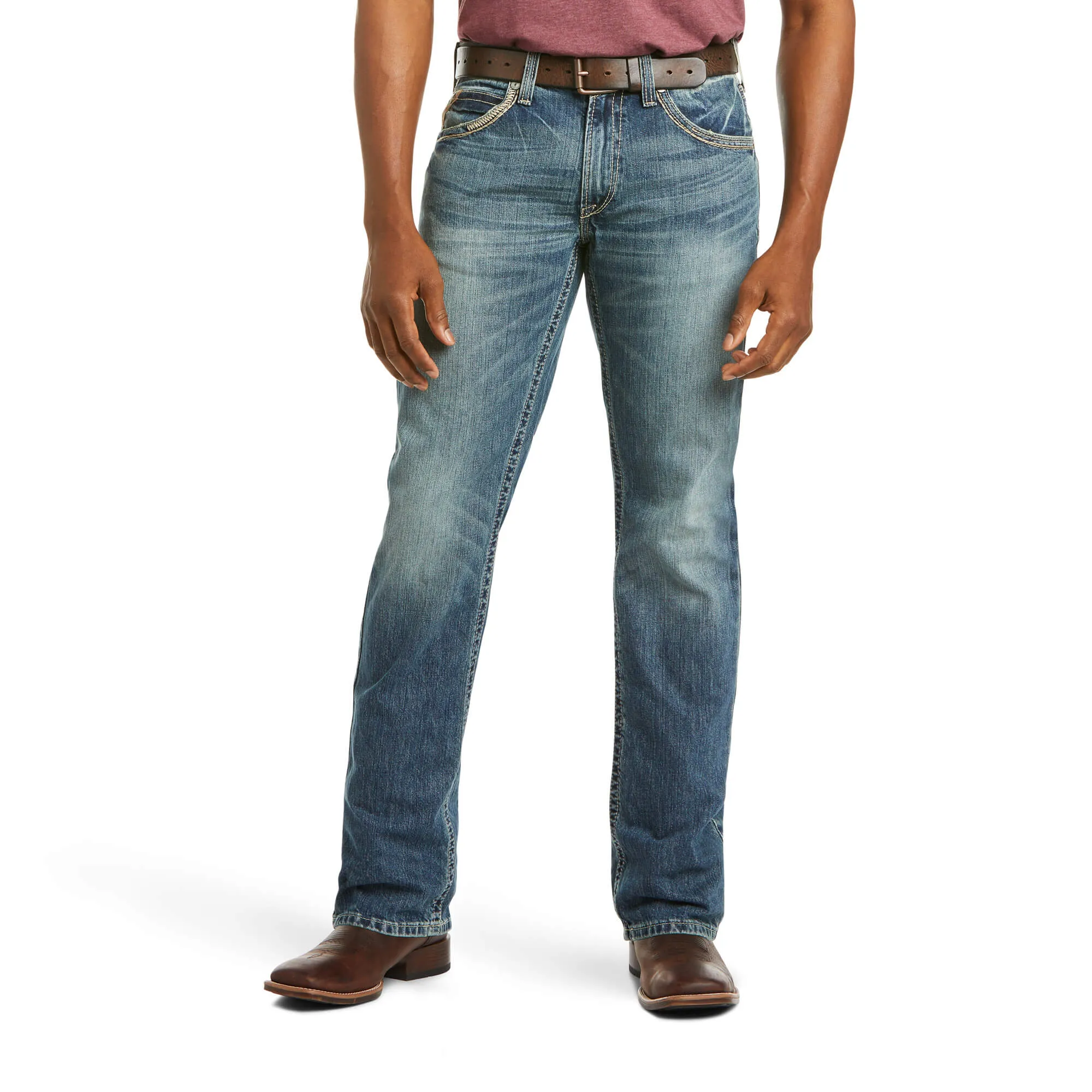 Men's Ariat  M5 Slim Gambler Stackable Straight Leg Jean 10012703