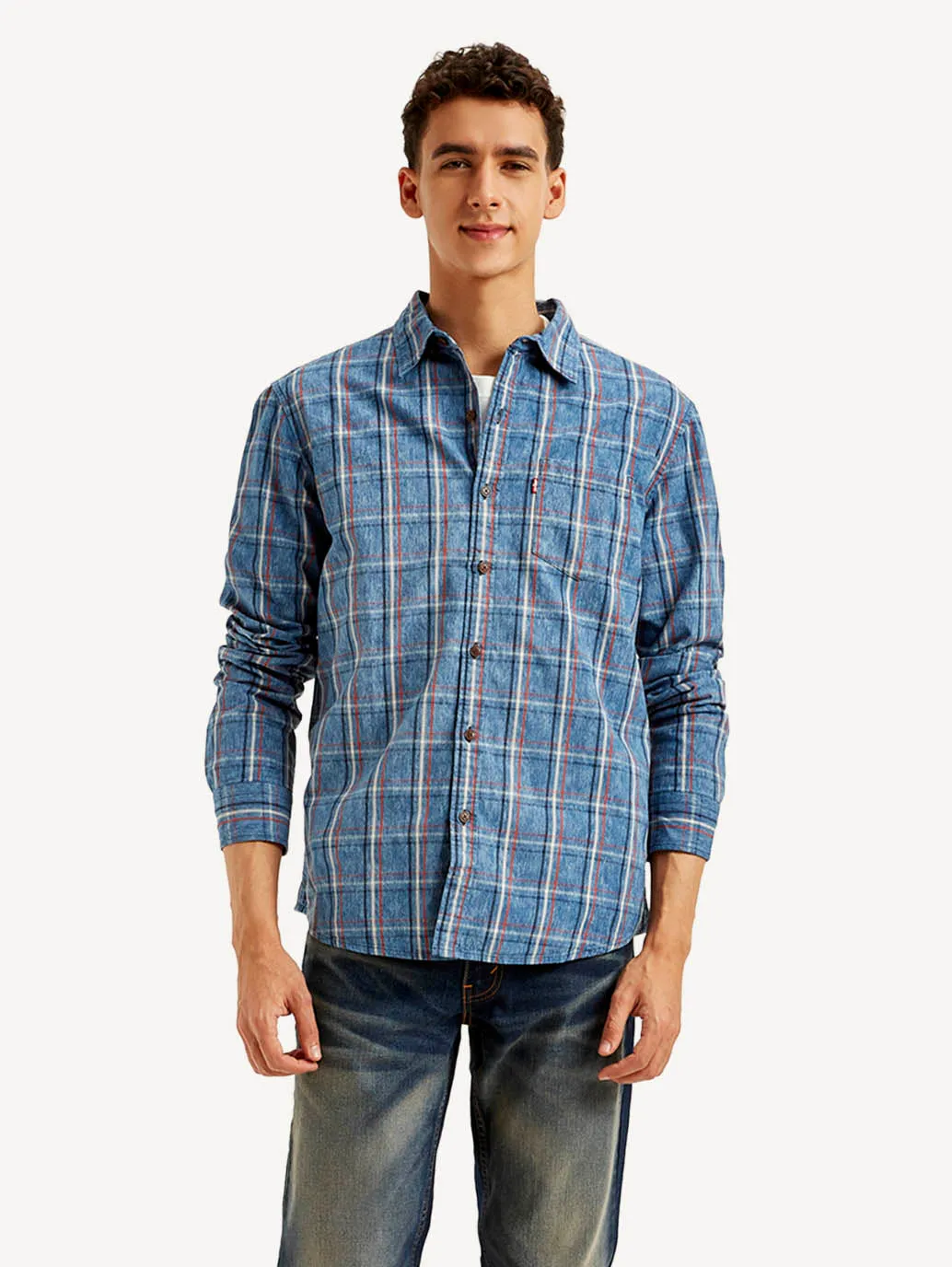 Men's Checkered Slim Fit Shirt