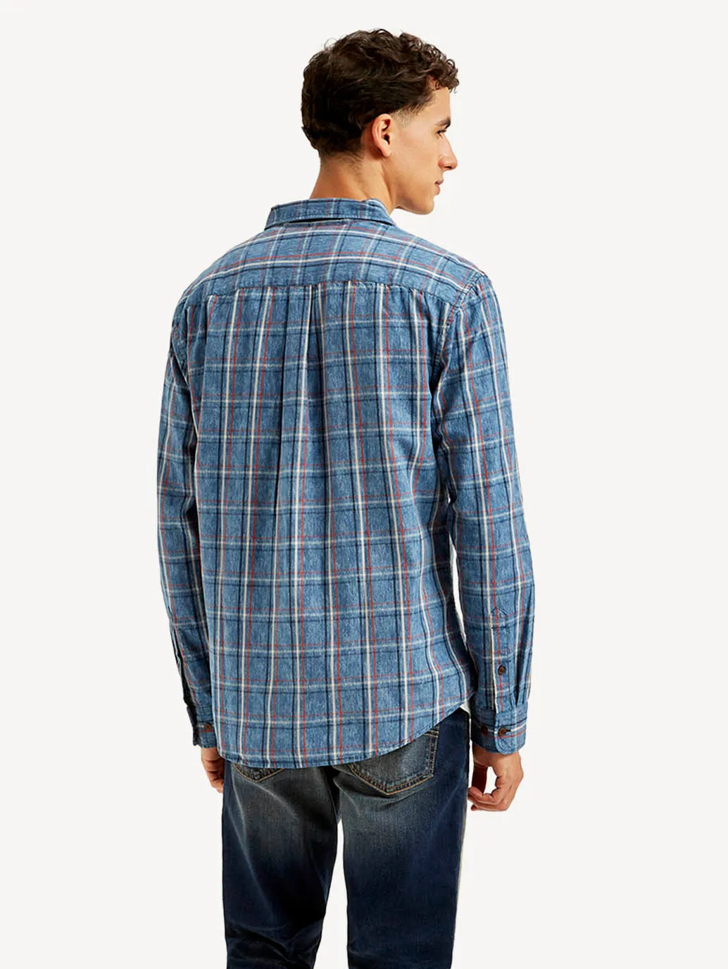 Men's Checkered Slim Fit Shirt
