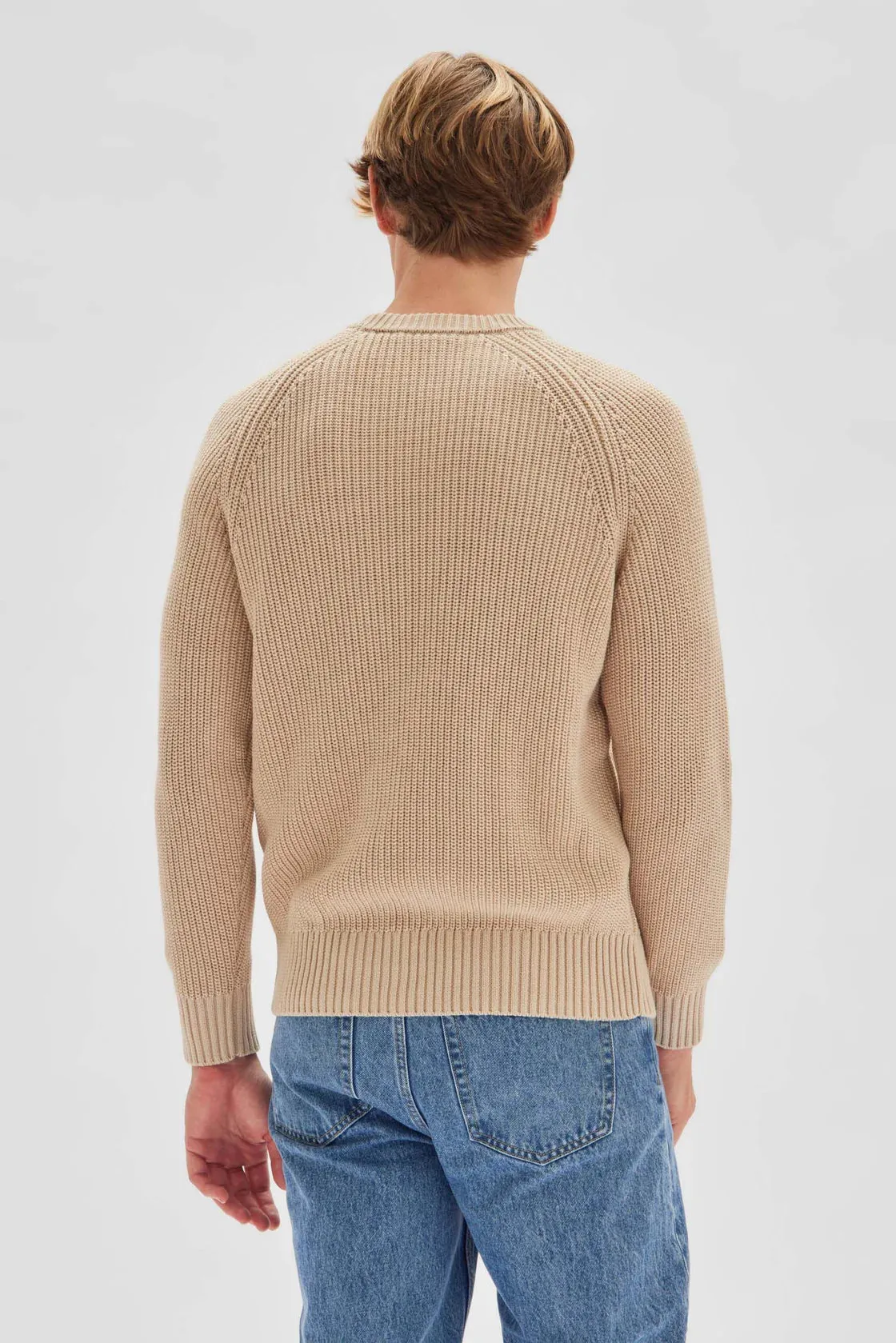 Mens Hugo Knit Natural