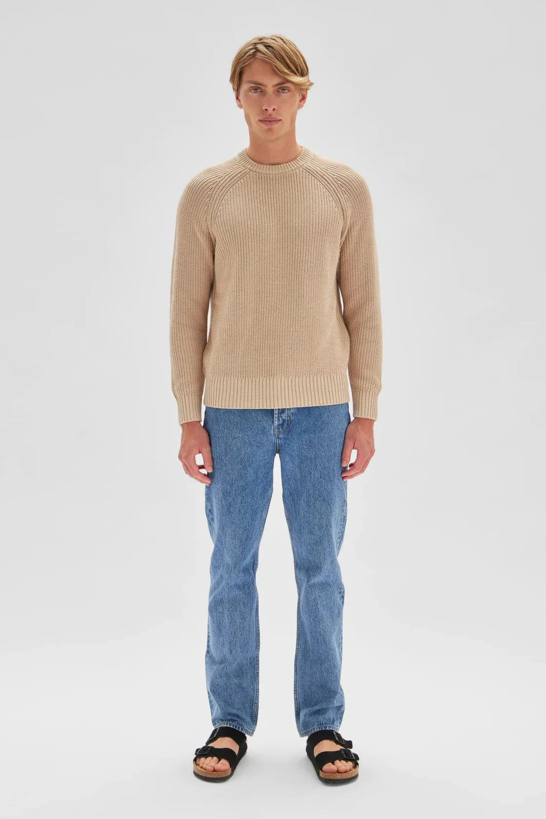 Mens Hugo Knit Natural
